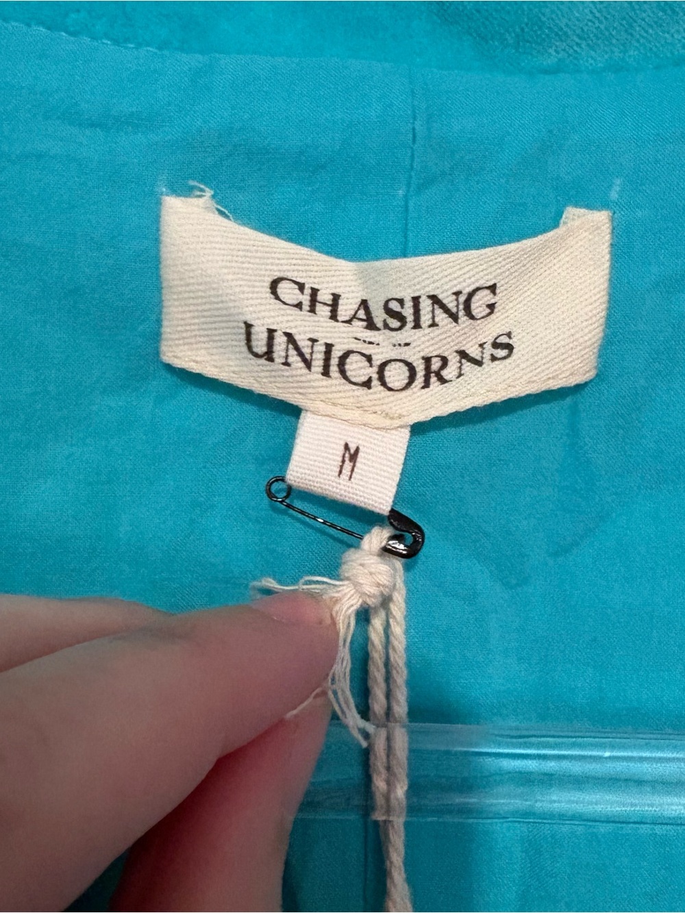 New Chasing Unicorns blue velvet suede western star fringe jacket - Picture 8 of 11